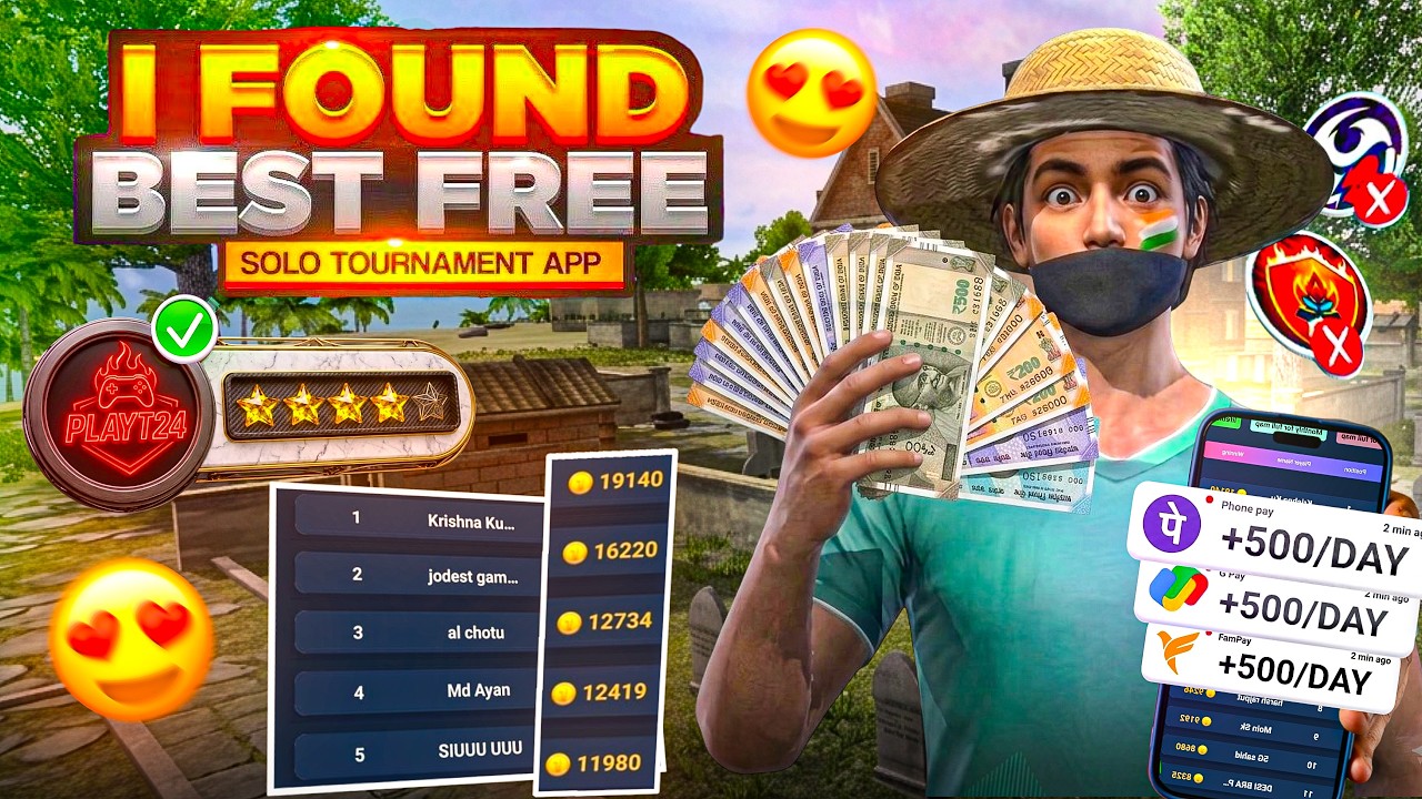 I Found The Best Tournament Apps π°π₯ | Entry βΉ0 π€― Per Kill βΉ10 π€ | Only Free Tournament App π