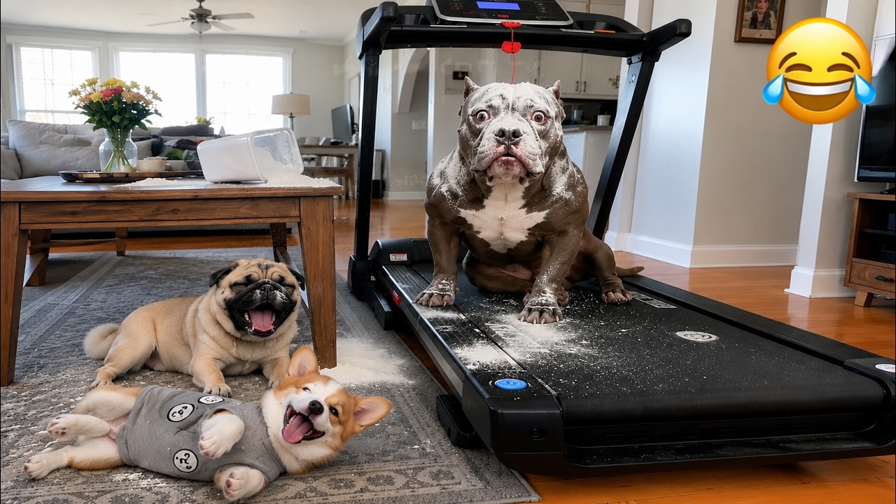 đ¶ Treadmill Fails: Pet Edition #catvsdog #funnycat #funnydog #cat #dog #funny