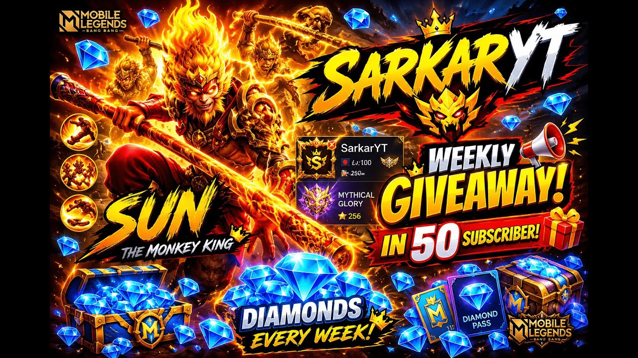 🔴 LIVE NOW! Road to Mythic with SaarkarYT | Mobile Legends Bang Bang