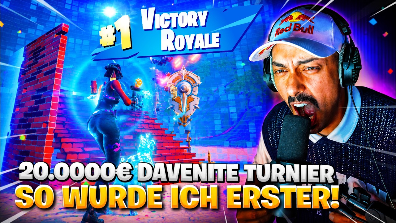 🥹🏆ICH GEWINNE DAS 20.000€ DAVENITE TURNIER IN FORTNITE!