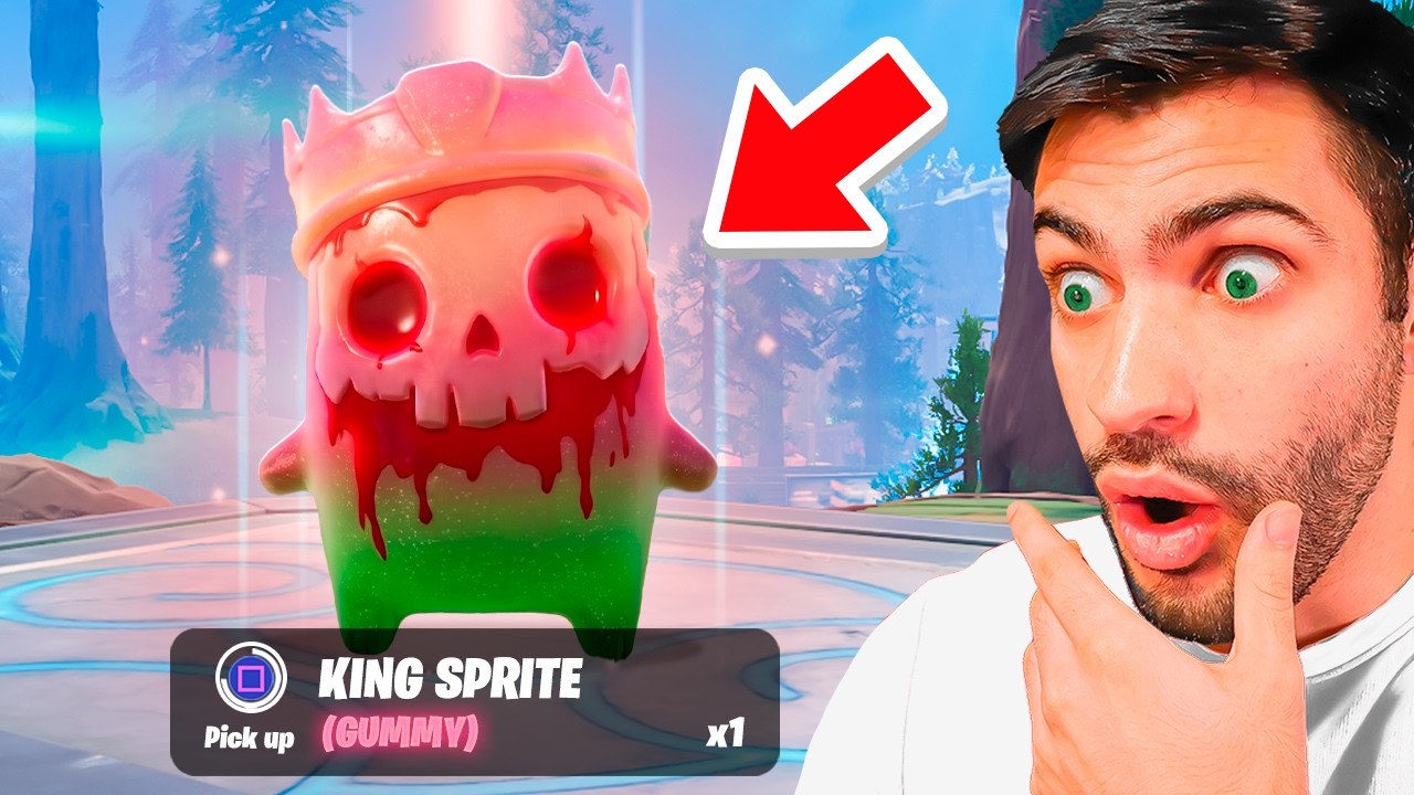 Hunting ALL GUMMY SPRITES in Fortnite (UPDATE)