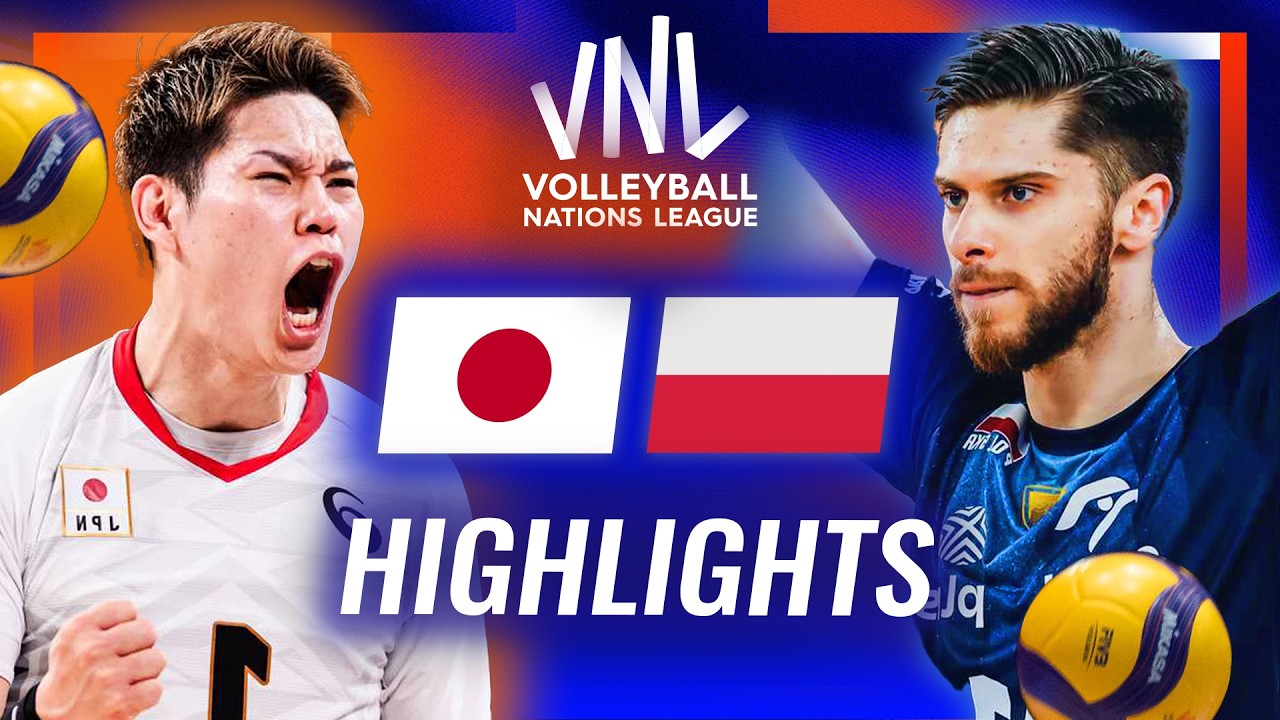 Japan 🇯🇵 vs. Poland 🇵🇱 - Highlights | Week 1 | Men's VNL 2026