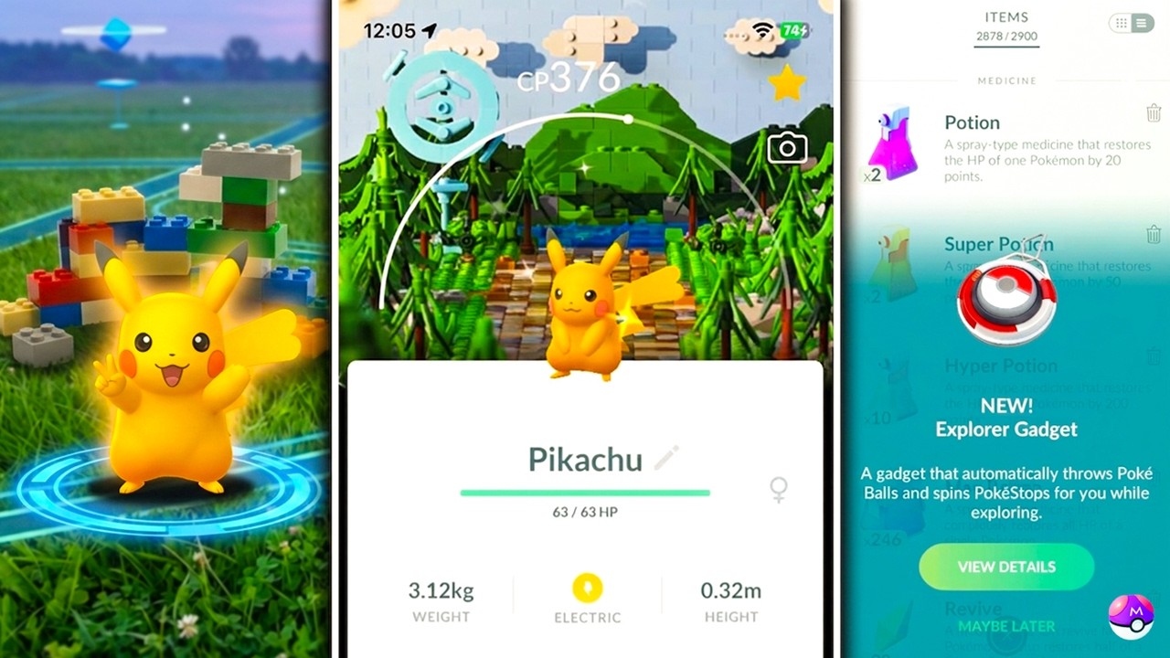 NEW FREE BUILT IN GO PLUS NOW IN POKEMON GO! How to Get LEGO Background Pikachu!