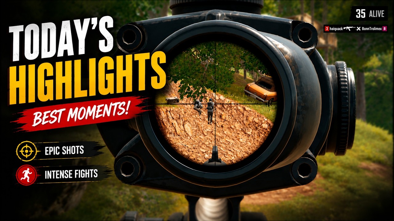 PUBG PC Gameplay Highlights | Best Moments of Today