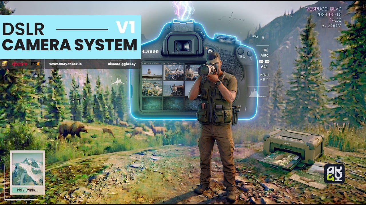 FiveM | DSLR Camera System | Take Photos - Print - Share