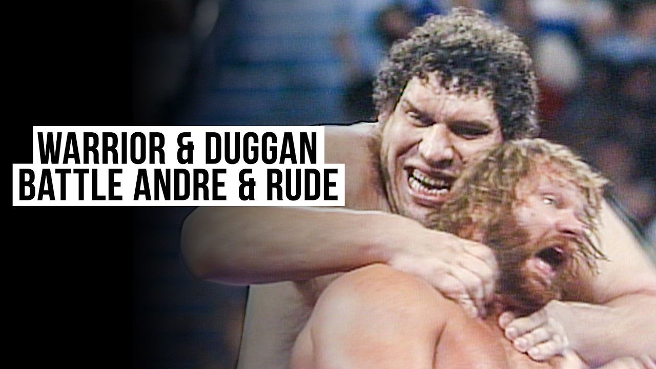 Ultimate Warrior & Jim Duggan clash with Andre the Giant & Rick Rude: From the WWE Vault