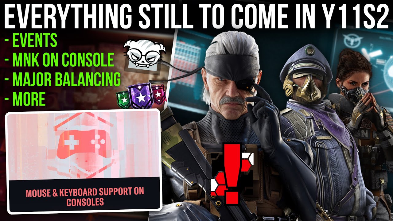 EVERYTHING Still to come in Y11S2 of Rainbow Six Siege