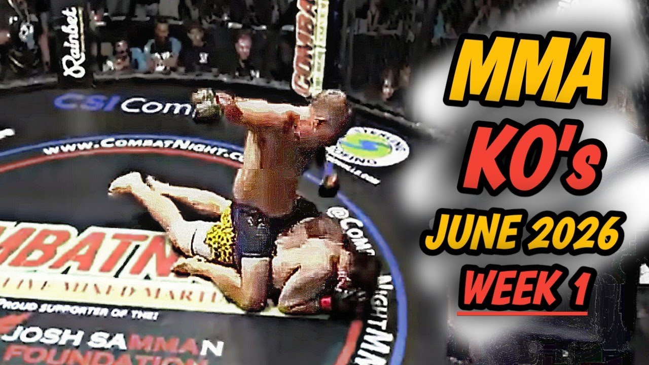 MMA Insane Knockouts, June 2026 | Week 1 background