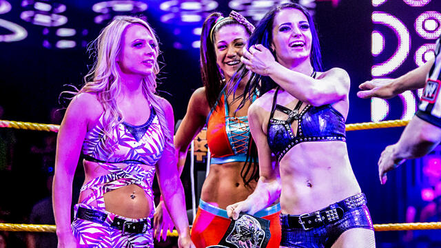 FULL MATCH: Bayley, Emma & Paige vs. Charlotte, Sasha Banks & Summer Rae: NXT, June 12, 2014 background