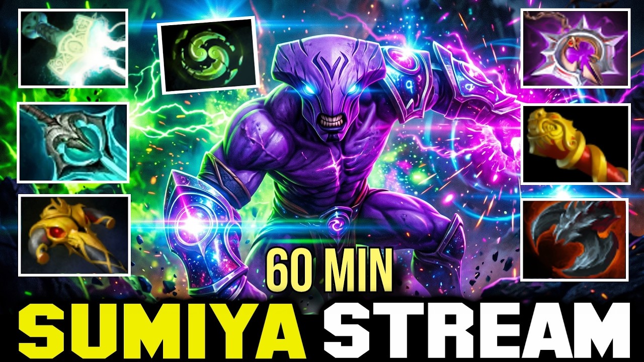 60min Double Chrono Epic Game | Sumiya Invoker Stream Moments 5578