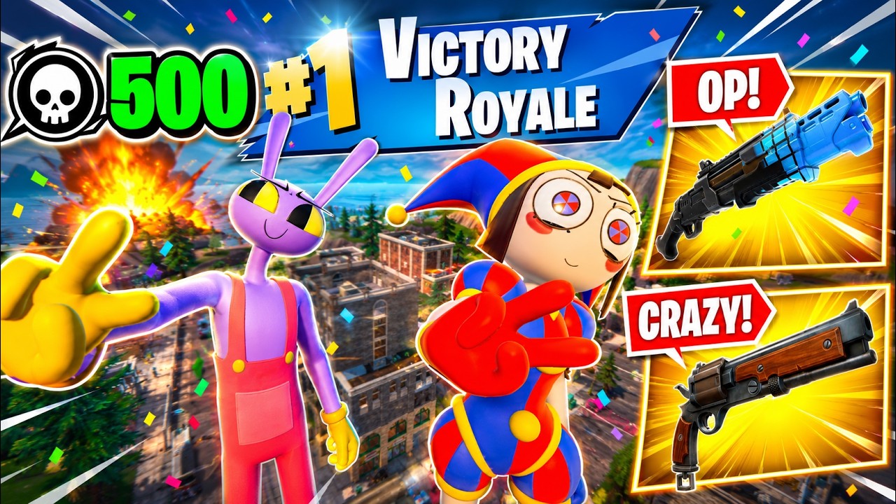 NEW Jax & Pomni SKIN! | Fortnite Reload | High Kill Squad Gameplay | Keyboard & Mouse