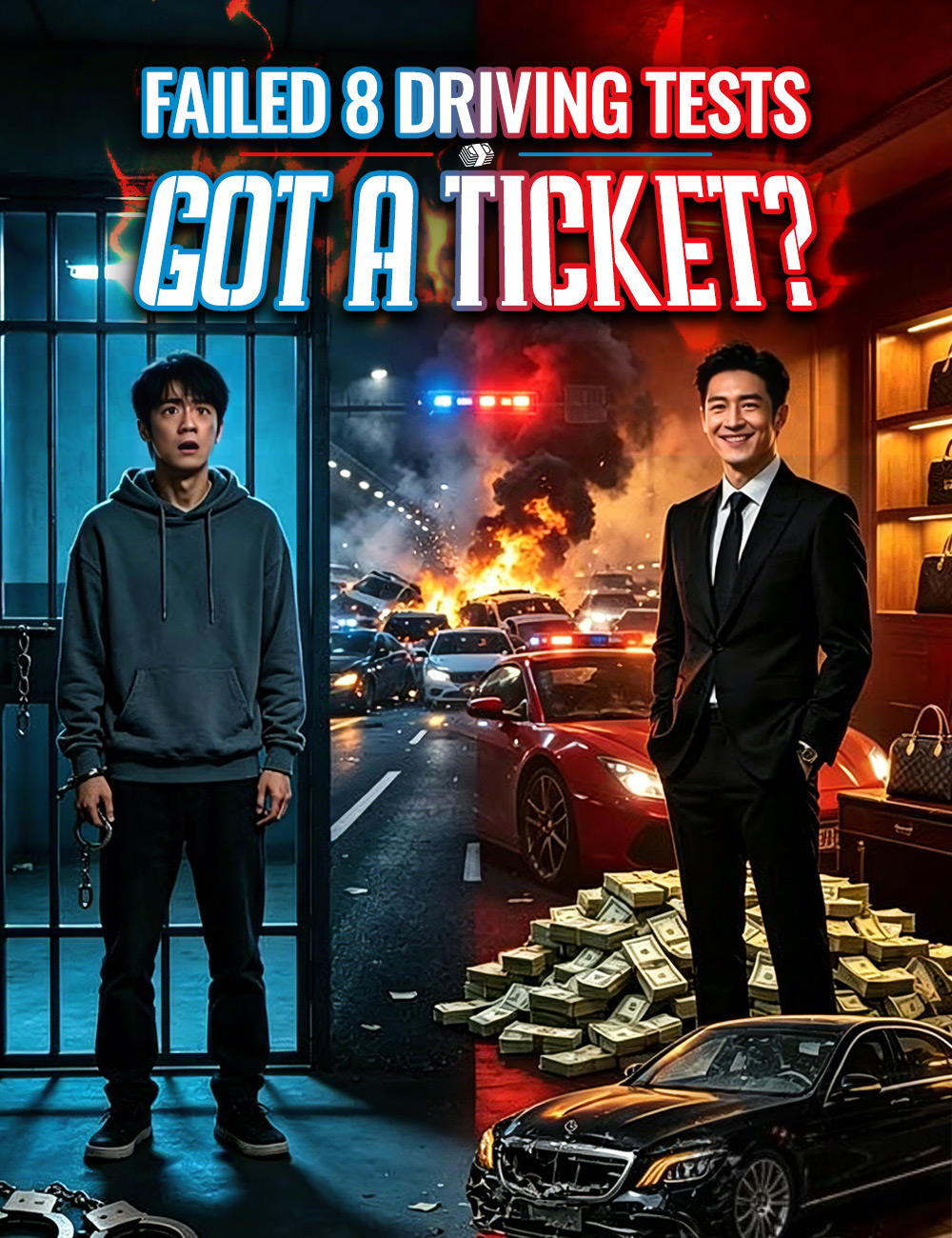 Failed 8 Driving Tests, Got a Ticket? poster