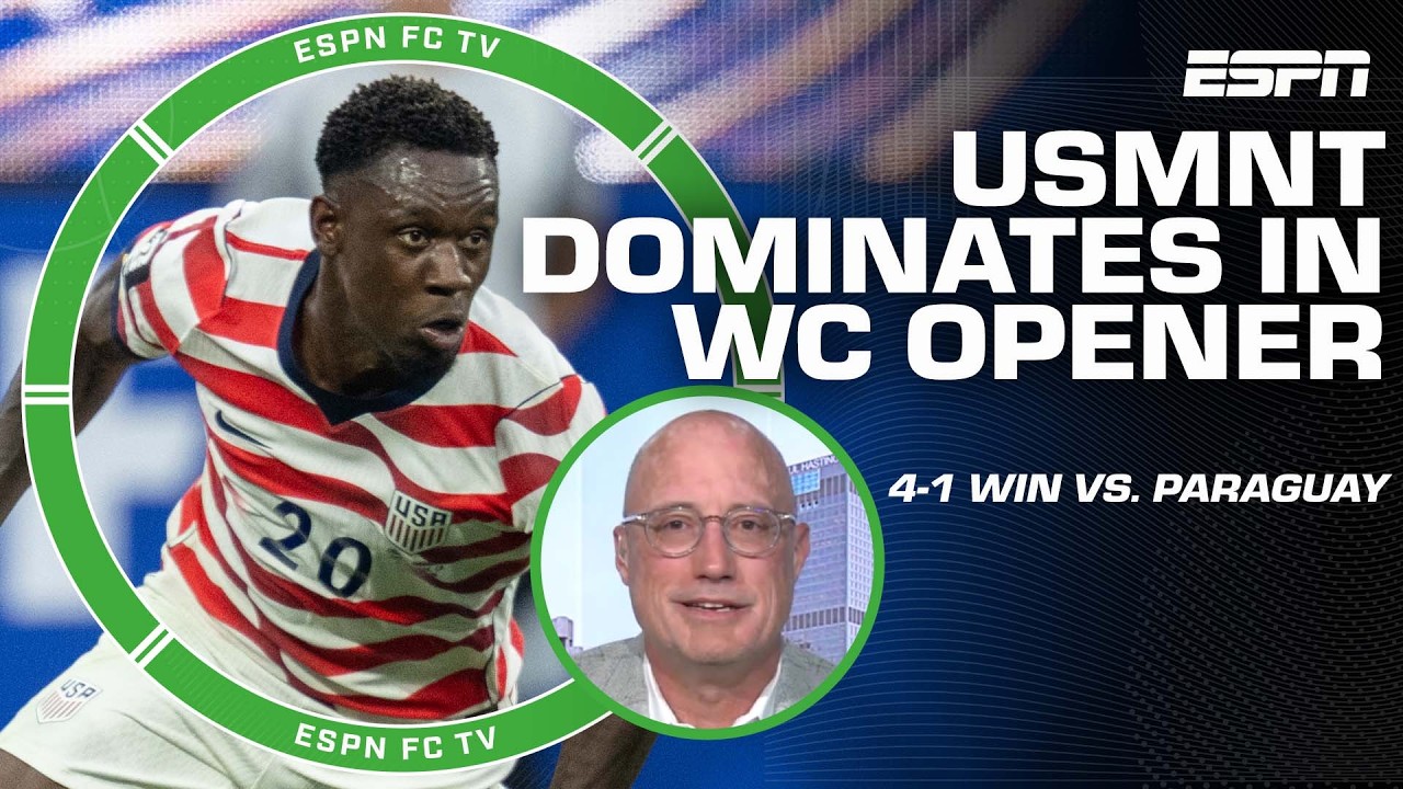 ‘TOTAL DOMINATION!’ 😤 - Kasey Keller on USMNT’s Group D win over Paraguay | ESPN FC