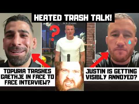 Ilia Topuria & Justin Gaethje Have HEATED Personal TRASH TALK In Recent Interview? My Reaction