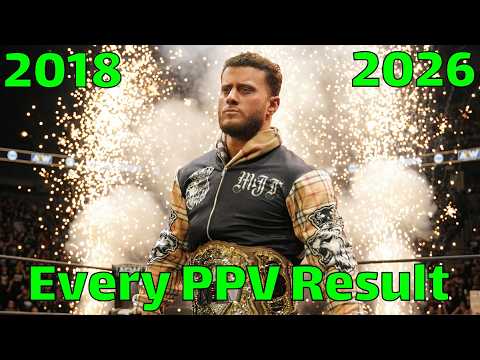 Every MJF's AEW PPV Result (2018-2026)