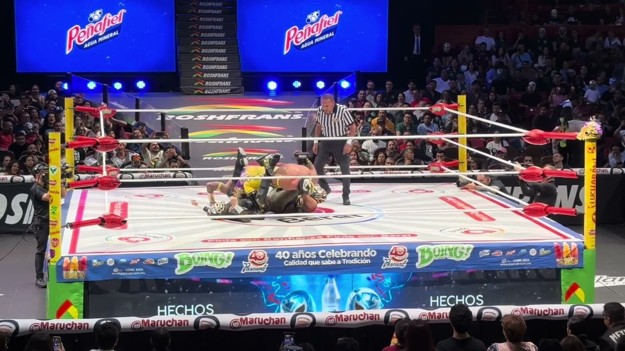 CMLL: Hijo del Pantera y Pantera Jr. 🆚 Vegas Depredador y Raider