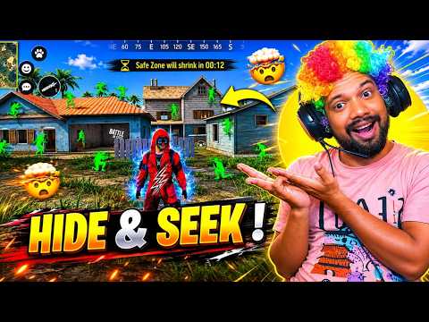 🔥 FREE FIRE HIDE AND SEEK LIVE | FREE FIRE MAX CUSTOM ROOM LIVE 😱 | FF LIVE GAMEPLAY #hideandseak background