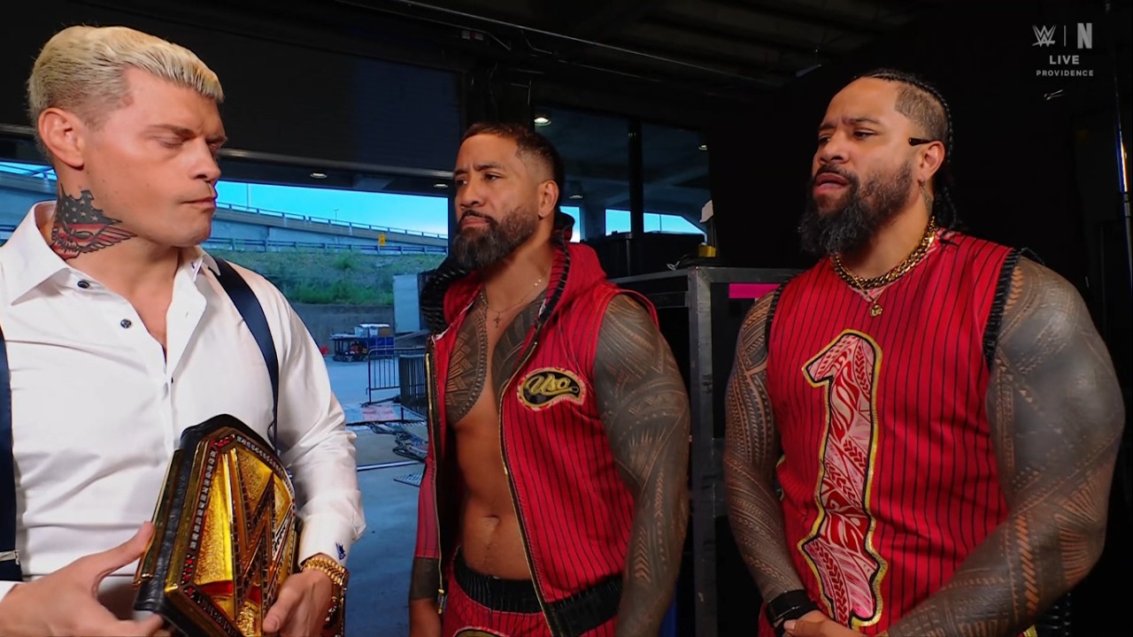 Cody Rhodes confronta The Usos - SmackDown 12/06/26 En Español
