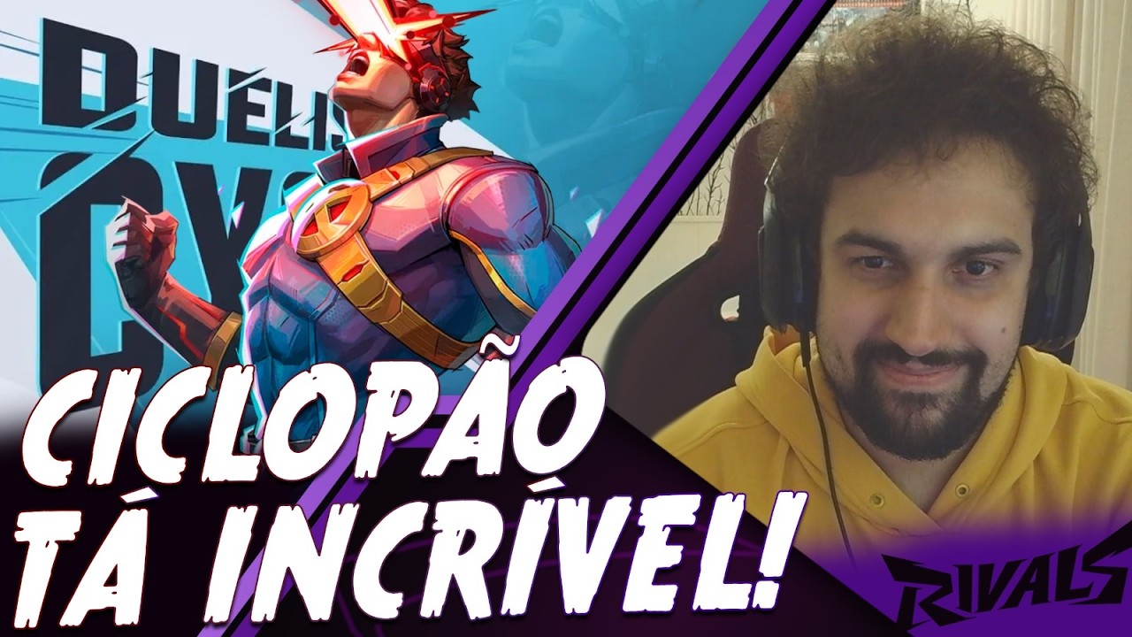 Ciclope no Marvel Rivals finalmente! Só faltou uma Ult mais maneira (+O Dev Talk tímido kkkkkk)
