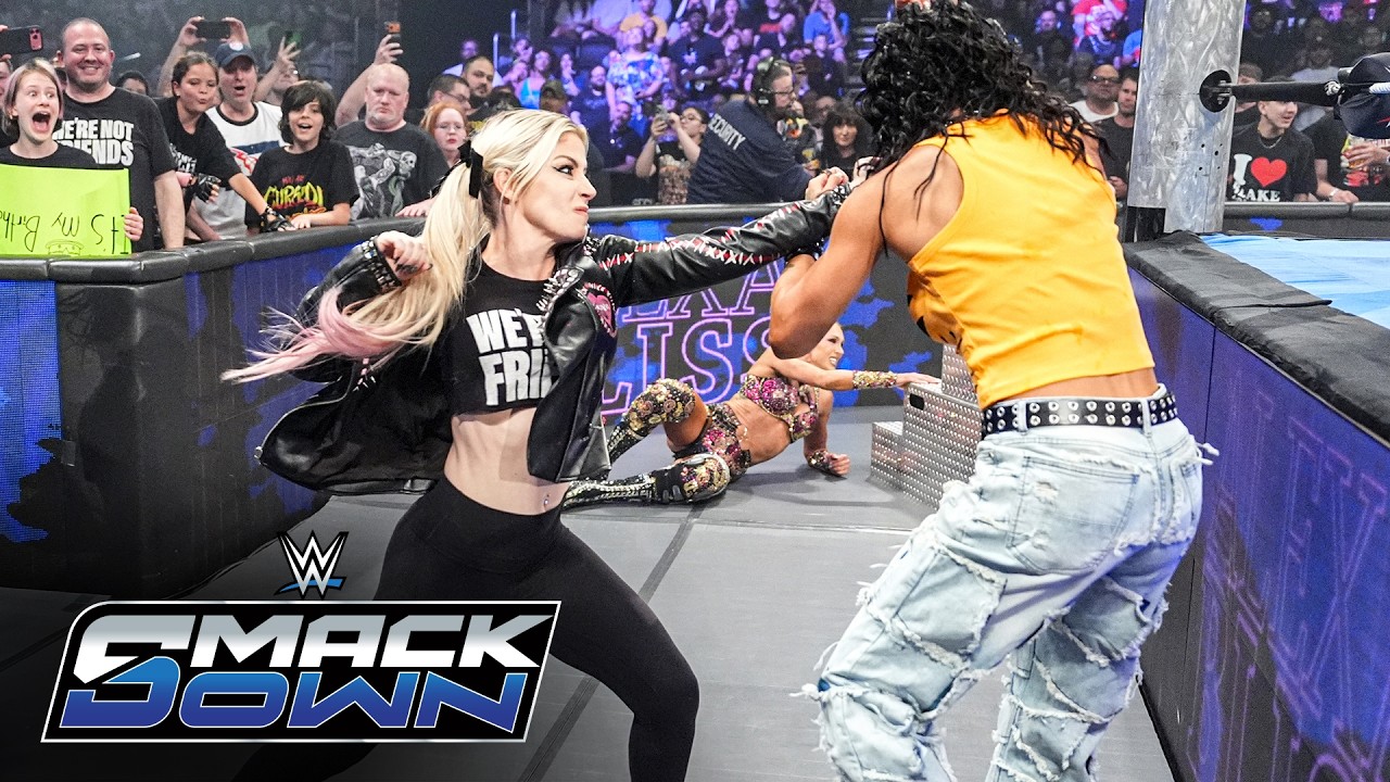 Tiffany Stratton and Alexa Bliss brawl with Michin and B-Fab: SmackDown highlights, June 12, 2026