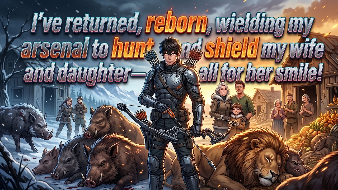 I've returned, reborn, wielding my arsenal to hunt and shield my wife and daughter—all for her smile