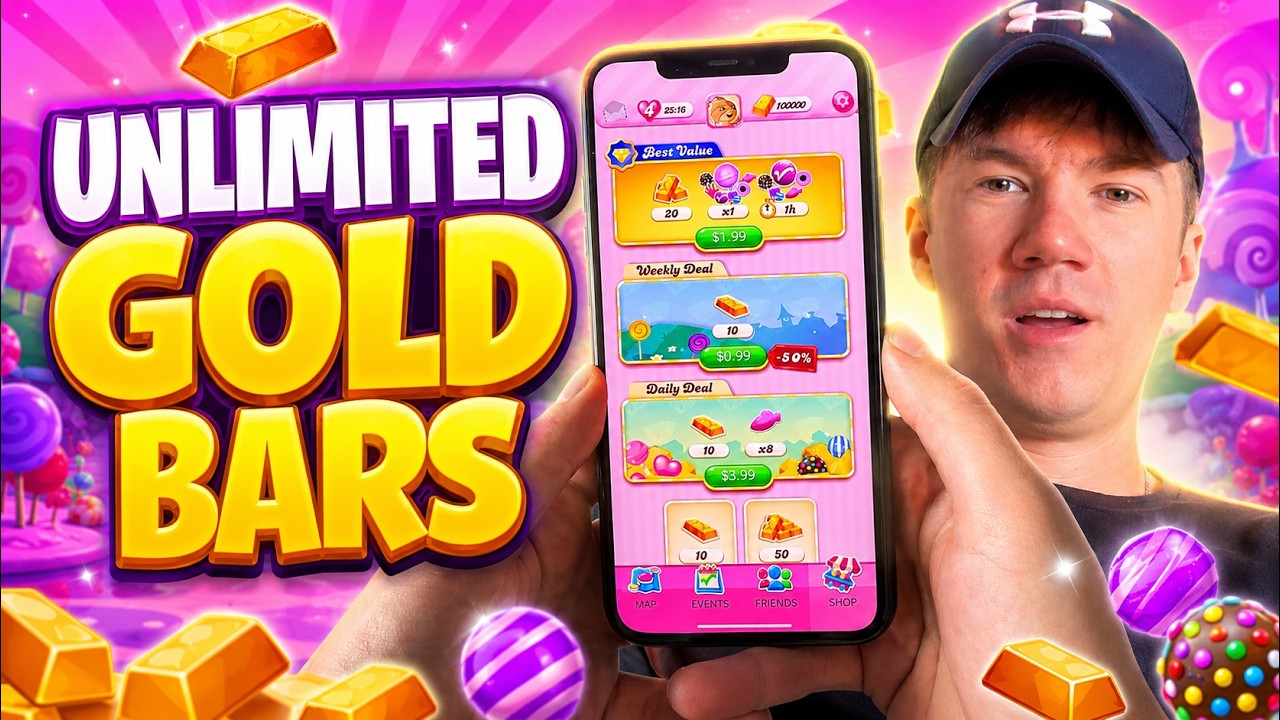 Candy Crush Saga Free Gold Bars - How To Get Candy Crush Saga Unlimited Gold Bars on (iOS, Android)