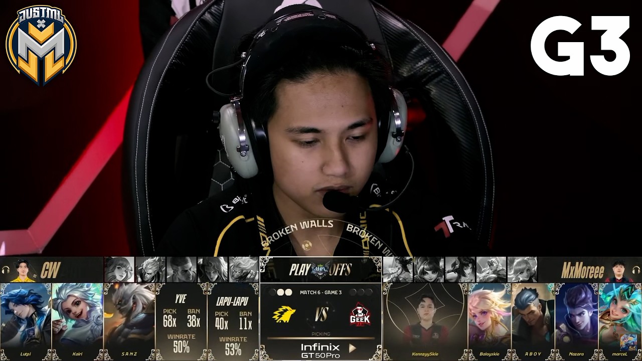 ONIC vs GEEK - GAME 3 | Playoffs | MPL Indonesia Season 17