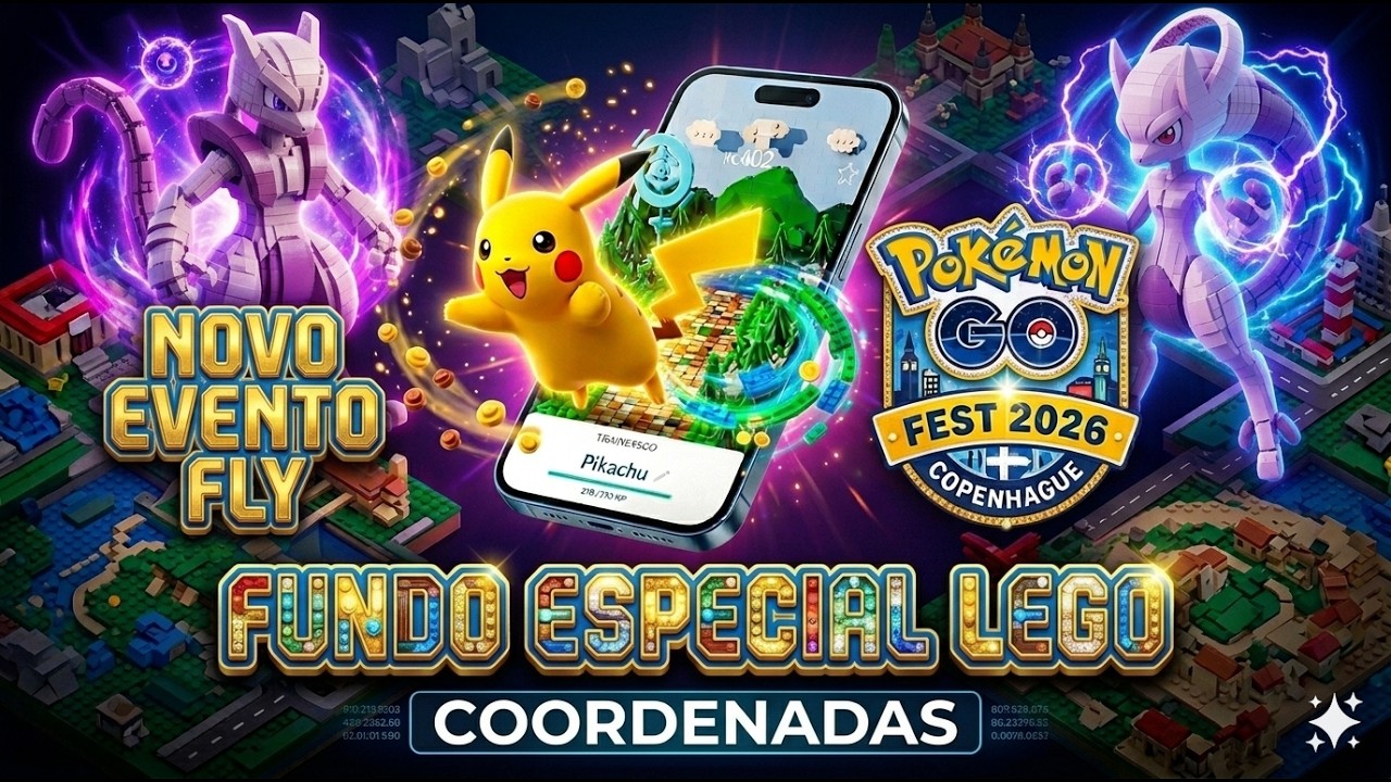 CORRE DE GRAÇA ! POUCOS DIAS ! PIKACHU COM FUNDO ESPECIAL RARO No POKEMON GO Com FAKEGPS SEM BAN