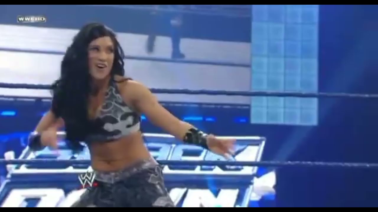 FULL MATCH - Lay-Cool vs. Eve Torres & Melina: SmackDown, June 12, 2009 background