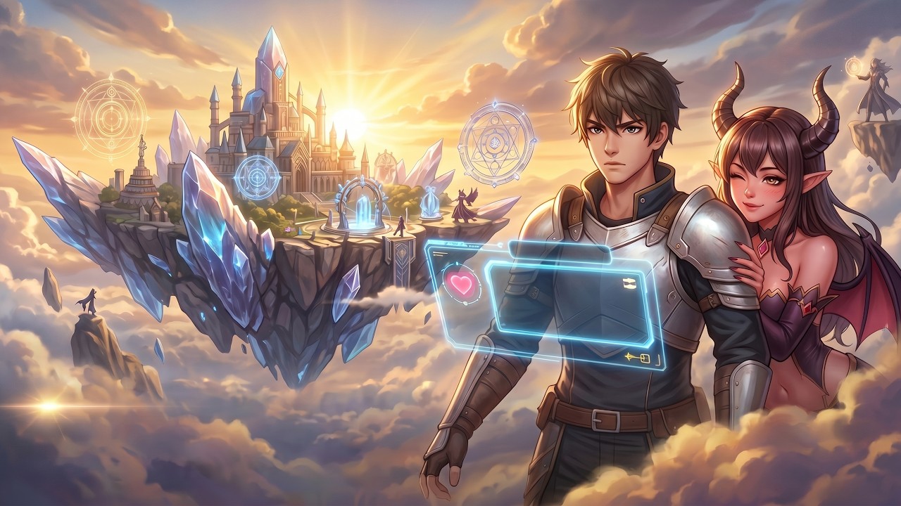 He Had No Talent, but a Succubus and a Relationship System Let Him Build a Floating Empire