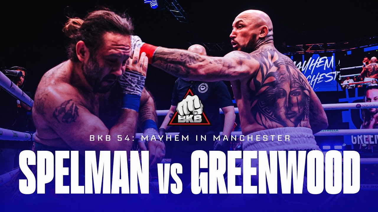 FULL Bare Knuckle Fight | Dec Spelman vs. Kevin Greenwood | BKB 54: Mayhem in Manchester