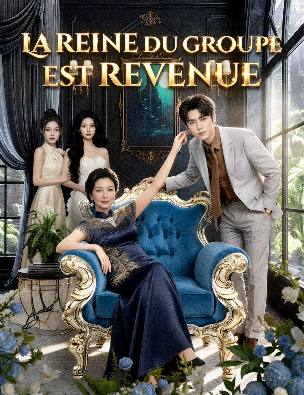 La reine du groupe est revenue poster
