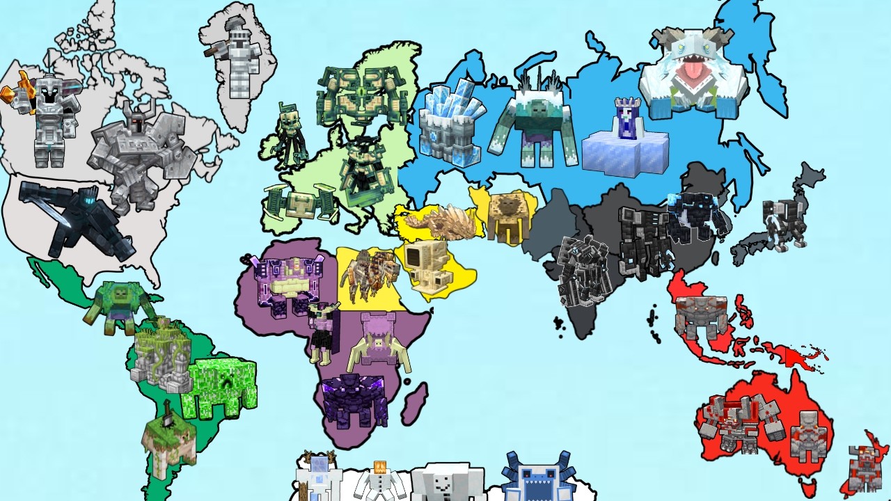 What Mob Empire will take Over the World? | Minecraft Mob Battle background