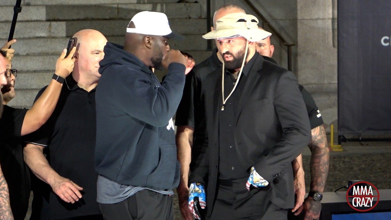 Josh Hokit vs. Derrick Lewis FIRST FACE OFF for UFC Freedom 250