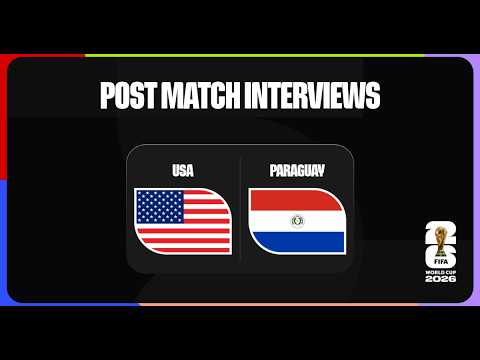 Post-Match Interviews: USA 4-1 Paraguay