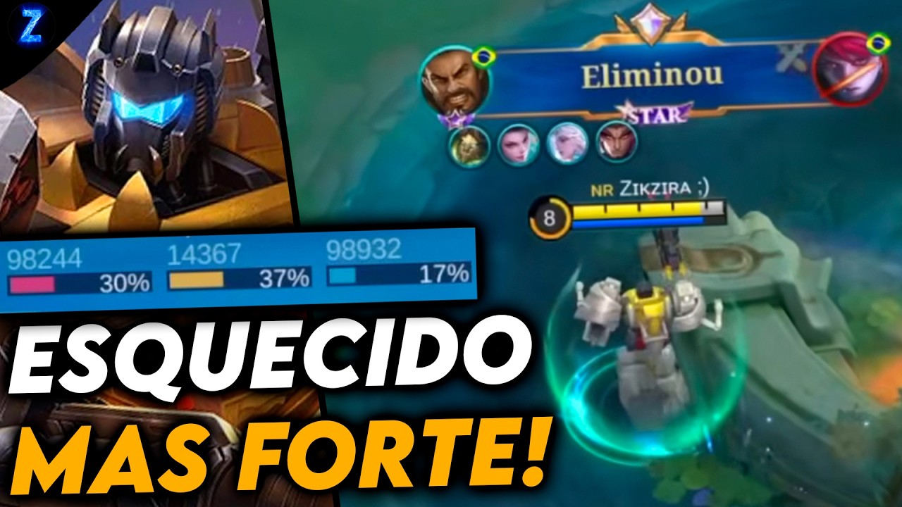 ROGER É ESQUECIDO, POREM SÓ VITORIA COM ELE! - ROGER GAMEPLAY | Mobile Legends