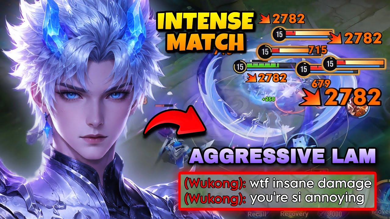 TOP 1 LAM AGGRESSIVE JUNGLE GAMEPLAY HARD CARRYING DARK SYSTEM TEAMMATES! | HONOR OF KINGS backdrop
