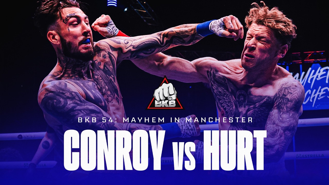 FULL Bare Knuckle Fight | Nathan Conroy vs. Zach Hurt | BKB 54: Mayhem in Manchester background