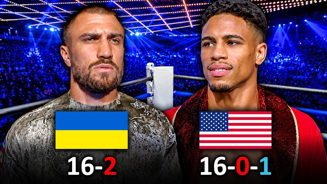 Vasyl Lomachenko (Ukraine) vs Jamaine Ortiz (USA) | Full Fight Highlights background