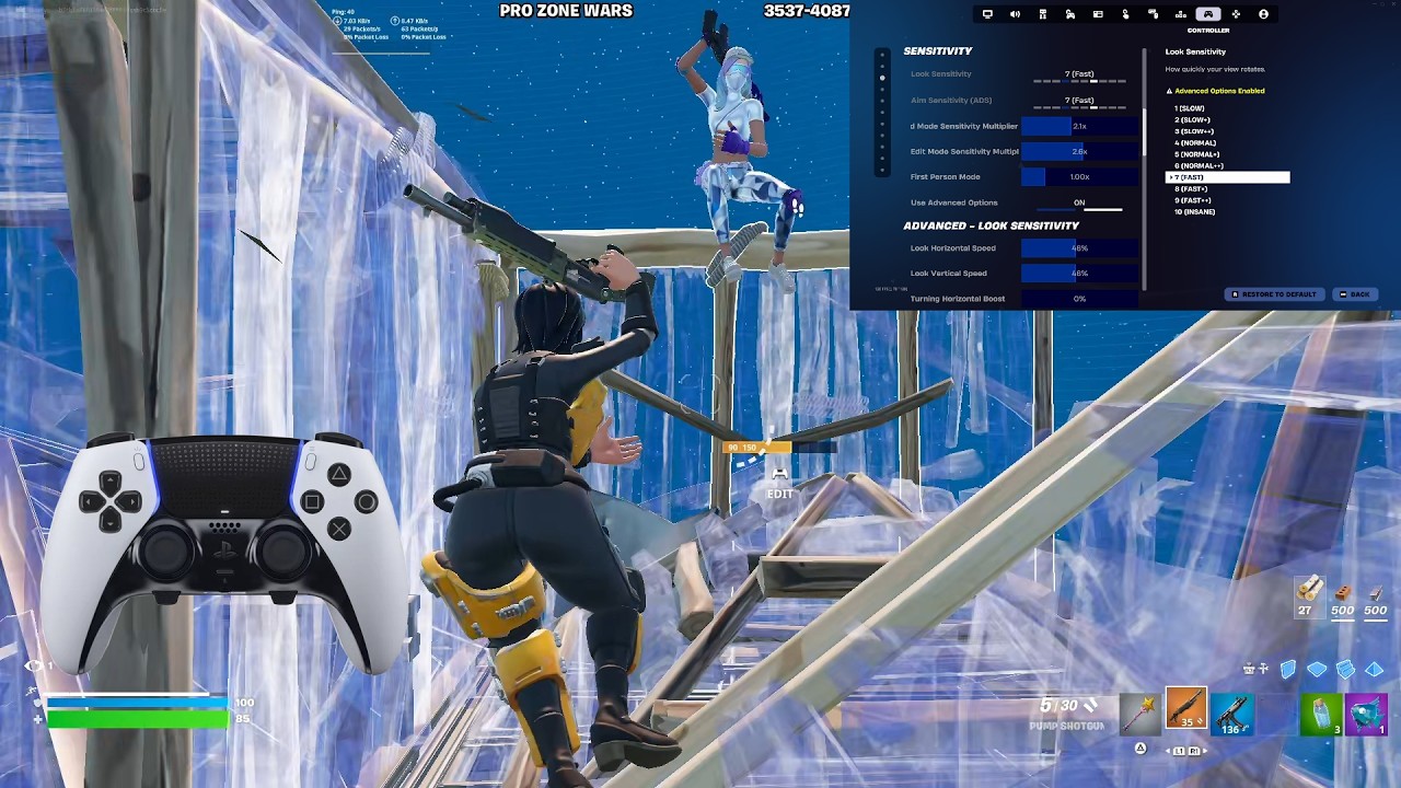 *NEW* Best Controller Settings For Chapter 7 Ranked & Reload! AIMBOT + Fast Edits (PS4/PS5/XBOX/PC)