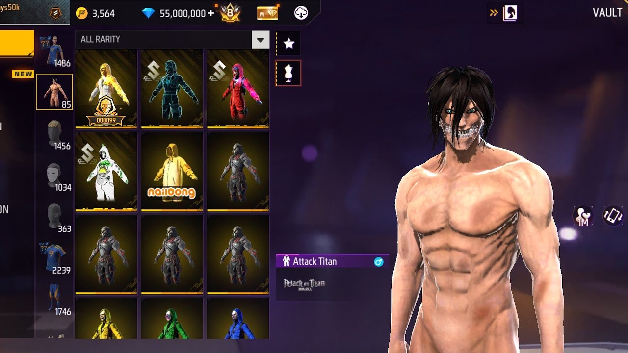 Noob ЁЯСЙ to ЁЯСЙ Pro ЁЯдС Spend 55,000,000 Diamonds ЁЯТО Level 1 Free Fire I'd ЁЯОБ