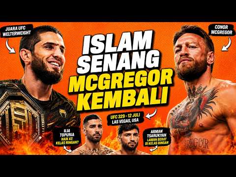 ISLAM MAKHACHEV BIKIN HEBOH! YAKIN MCGREGOR AKAN TUMBANG SAAT COMEBACK DI UFC 329!🔥 background