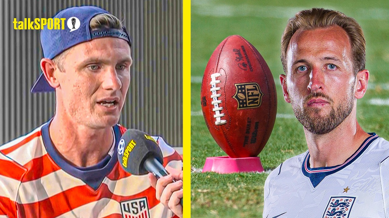 "HE CAN DEFINITELY DO IT!" Top American Football Star BACKS Harry Kane to be a SUCCESS in the NFL! background