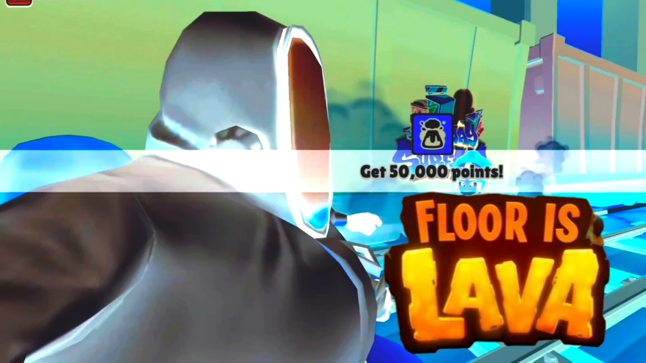 SUBWAY SURFERS BALI 2026 : FLOOR IS LAVA- INVERTED COLOR REVERSE GAMEPLAY! background