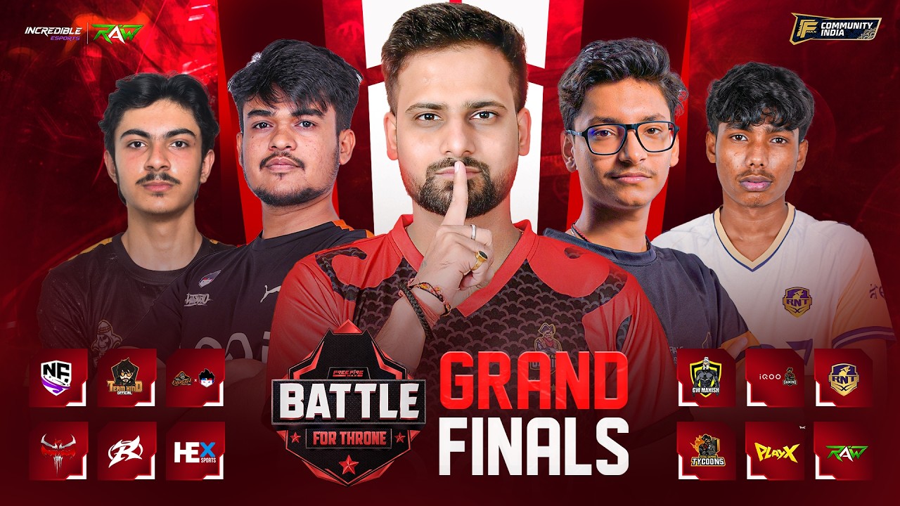 Grand Finals - Battle For Throne | Champions Rush ๐ฅ | ft.IQOO TG ,IQOO OGxTSG ,HIND , RNTX ,TGT ,EU