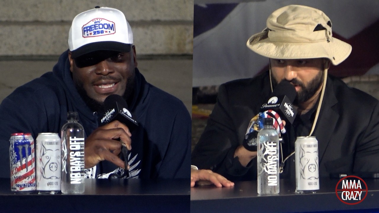 Josh Hokit vs. Derrick Lewis Press Conference Highlights for UFC Freedom 250