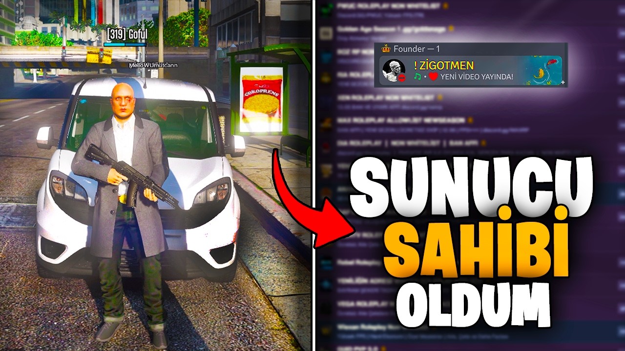 Sunucunun Sahibi Oldum Herkesi Banladım ! (Fivem Hile Troll)
