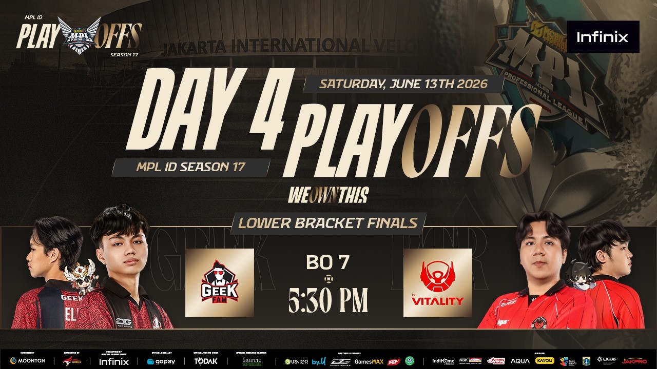 🔴 LIVE | MPL ID S17 | Playoffs Lower Bracket Finals | English