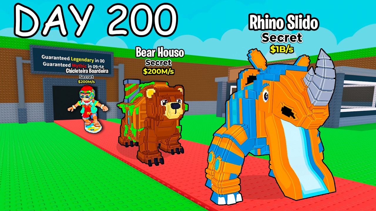 I Spent 200 Days in Steal a Brainrot!