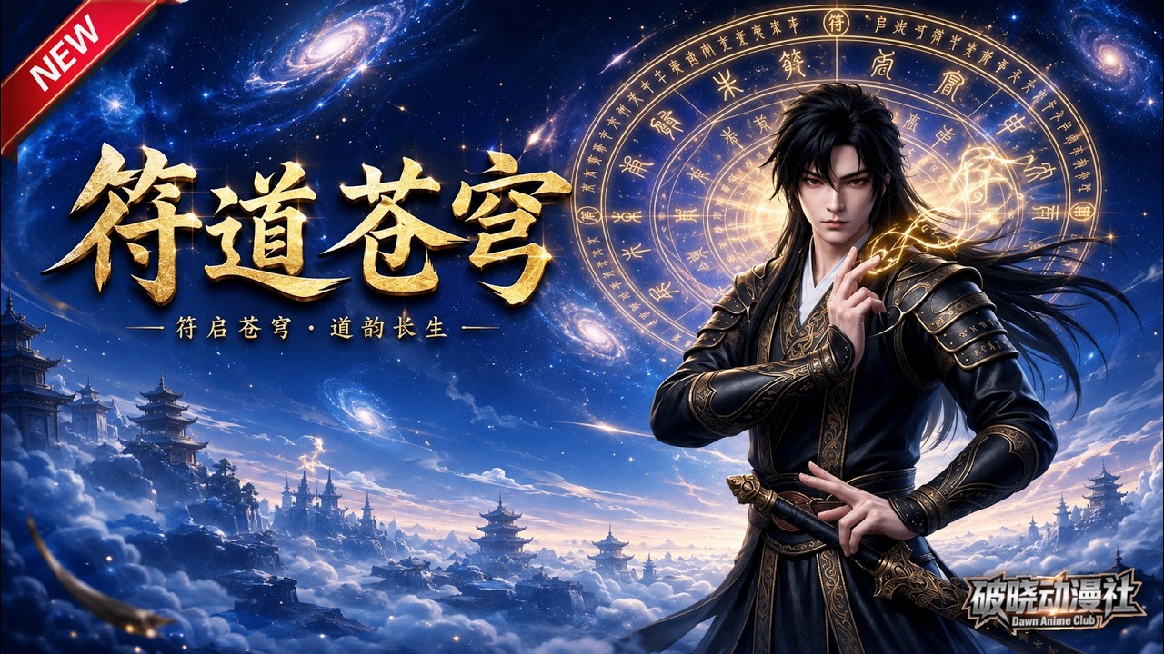 MULTISUB📢新番上线《符道苍穹》第1~114集丨一符可裂山断河的符道盛世没落,万千符师只懂临摹不识符文真谛!#最新漫剧 #破晓动漫社
